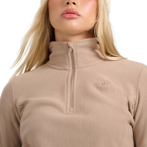 Bluza polarowa damska 4F F069 jasny brąz 4FWAW25UFLEF069 82S
