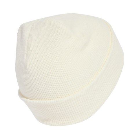 Czapka adidas New Logo Beanie Cuff kremowa JX5745
