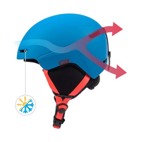 Kask narciarski Meteor Avalo S 53-55 cm niebieski 17284