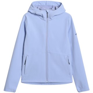 Kurtka damska softshell 4F F359 niebieska 4FWAW25TSOFF359 33S