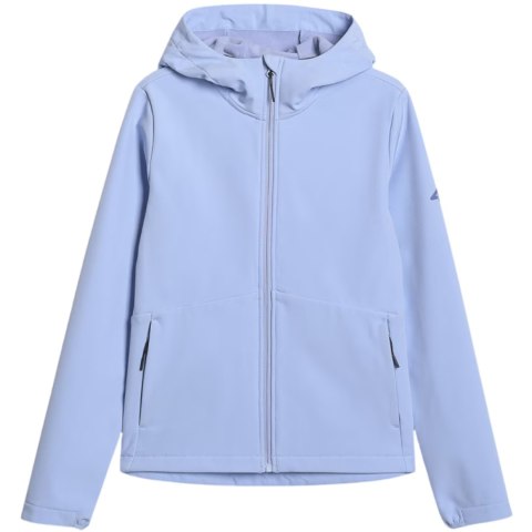 Kurtka damska softshell 4F F359 niebieska 4FWAW25TSOFF359 33S