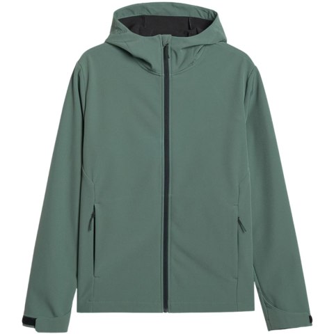 Kurtka męska softshell 4F M362 ciemna zieleń 4FWAW25TSOFM362 40S