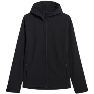Kurtka męska softshell 4F M362 głęboka czerń 4FWAW25TSOFM362 20S