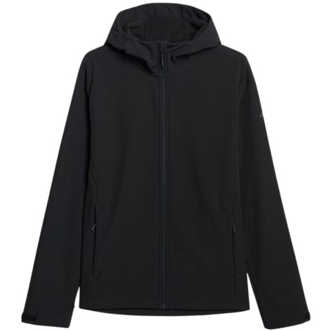 Kurtka męska softshell 4F M362 głęboka czerń 4FWAW25TSOFM362 20S