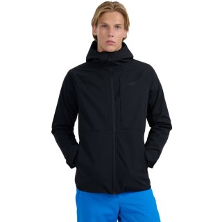 Kurtka męska softshell 4F M503 głęboka czerń 4FWAW25TSOFM503 20S