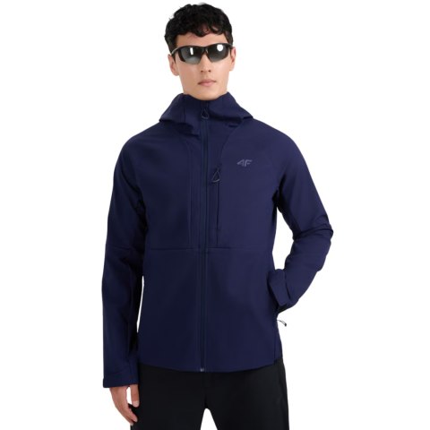Kurtka męska softshell 4F M503 granatowa 4FWAW25TSOFM503 31S