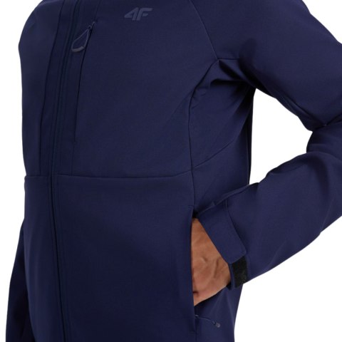 Kurtka męska softshell 4F M503 granatowa 4FWAW25TSOFM503 31S