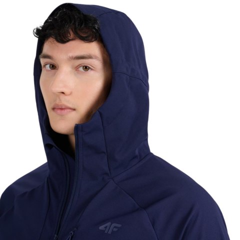 Kurtka męska softshell 4F M503 granatowa 4FWAW25TSOFM503 31S