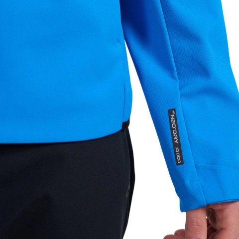 Kurtka męska softshell 4F M503 niebieska 4FWAW25TSOFM503 33S