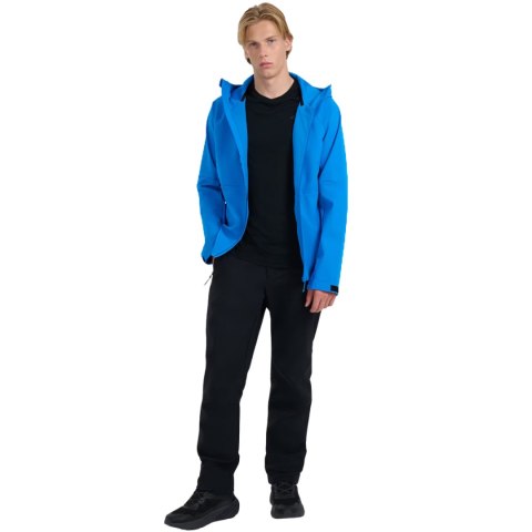 Kurtka męska softshell 4F M503 niebieska 4FWAW25TSOFM503 33S