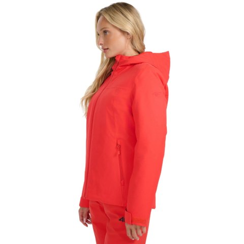 Kurtka narciarska damska 4F F0954 czerwona 4FWAW25TTJAF0954 62S