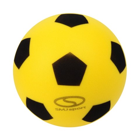 Piłka piankowa Smj żółto-czarna UM946-Y