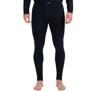 Spodnie termoaktywne męskie 4F M234 głęboka czerń 4FWAW25USEAM234 20S