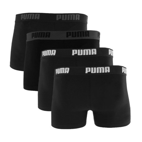 Bokserki męskie Puma Basic 4pak czarne 938198 01