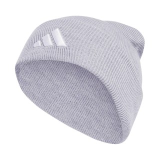 Czapka adidas New Logo Beanie Cuff szara JX5746