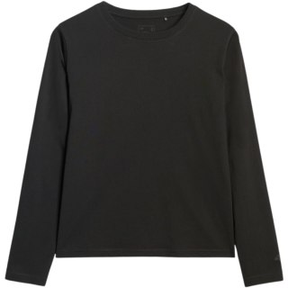 Koszulka damska 4F longsleeve F431 głęboka czerń 4FWMM00TLONF431 20S
