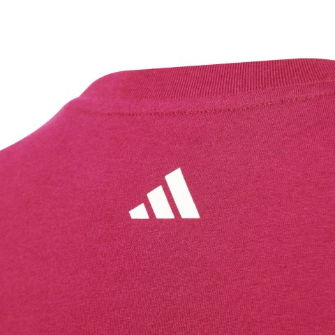 Koszulka dla dzieci adidas Codes Collegiate Graphic Tee różowa KA9764