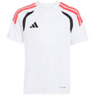Koszulka dla dzieci adidas Tiro 26 League Jersey biało-czarno-czerwona KR0369
