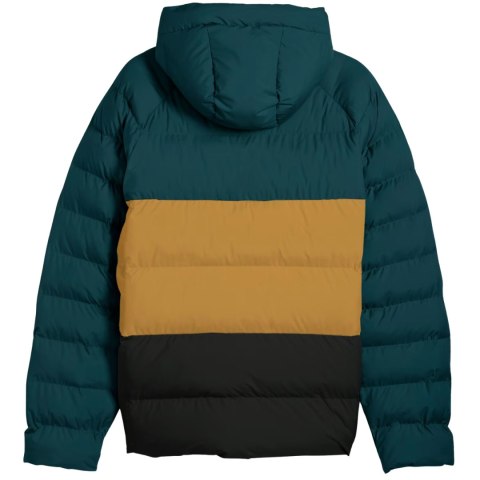Kurtka męska Puma Mono Hooded zielono-brązowo-czarna 688367 75