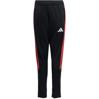 Spodnie dla dzieci adidas Tiro 26 League czarno-czerwone JY9677