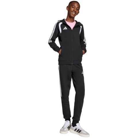 Bluza dla dzieci adidas Tiro 26 League Sweat Full Zip Hoodie czarna KF3324