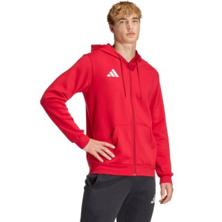 Bluza męska adidas Entrada 26 FZ Hoody czerwona KF5944