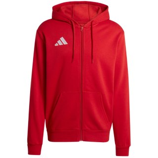 Bluza męska adidas Entrada 26 FZ Hoody czerwona KF5944