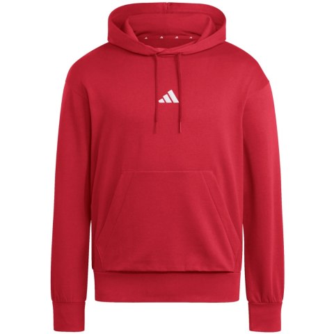 Bluza męska adidas Essentials Feelcozy Hoodie czerwona KC0907