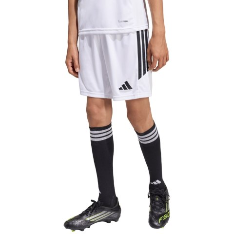 Spodenki dla dzieci adidas Tiro 26 League biało-czarne KA8811