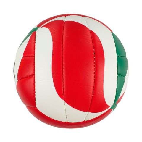 Piłka siatkowa NO10 Smash biało-zielono-czerwona