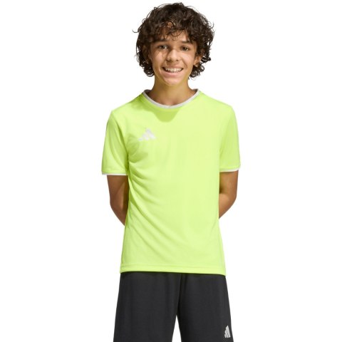 Koszulka dla dzieci adidas Entrada 26 Jersey żółty neon KE9845