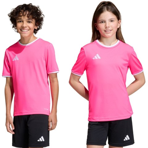 Koszulka dla dzieci adidas Entrada 26 Jersey różowa KE9846