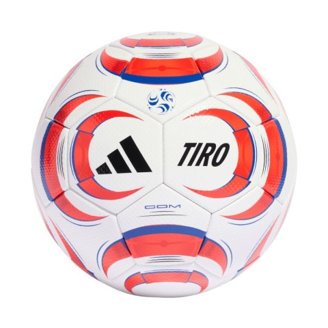 Piłka nożna adidas Tiro Competition biało-czerwona JW1534