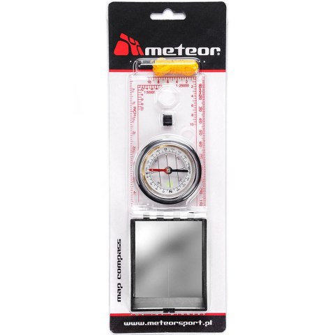 Kompas z lusterkiem Meteor duży 8186 71024