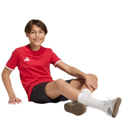 Koszulka dla dzieci adidas Entrada 26 Tee czerwona JZ6674