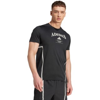 Koszulka męska adidas Designed for Training Legacy Heritage Tee czarna KA5284
