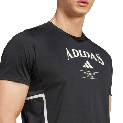 Koszulka męska adidas Designed for Training Legacy Heritage Tee czarna KA5284