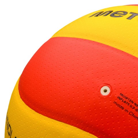 Piłka siatkowa Meteor Chili Pu żółto-czerwona 10058