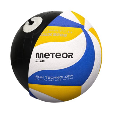 Piłka siatkowa Meteor Max 2000 niebiesko-żółto-biała 17409