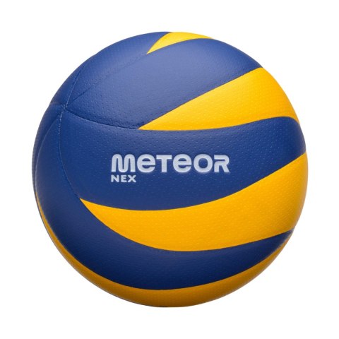 Piłka siatkowa Meteor Nex żółto-niebieska 17408