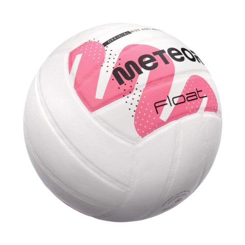 Piłka siatkowa Meteor Pvc biało-różowa 17411