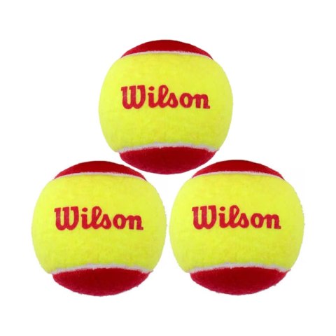 Piłki do tenisa ziemnego Wilson Starter Red Tball 3szt. WRT137001