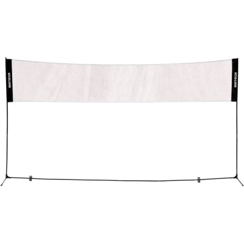 Siatka do badmintona, tenisa, siatkówki 3w1 + słupki Meteor 5.1 x 2.2 m 17602