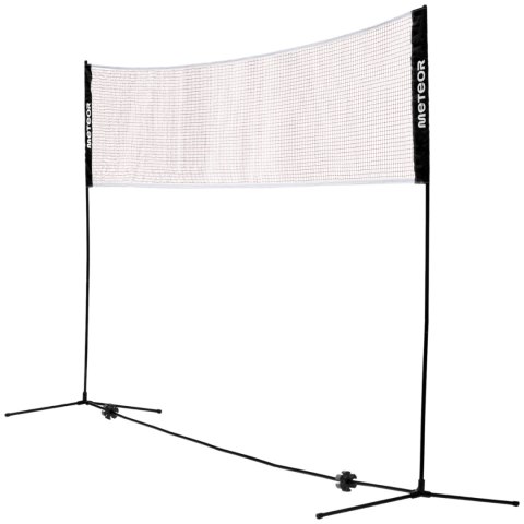 Siatka do badmintona, tenisa, siatkówki 3w1 + słupki Meteor 5.1 x 2.2 m 17602