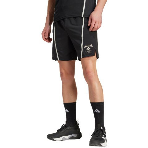 Spodenki męskie adidas Designed for Training Legacy Heritage czarne KA5283