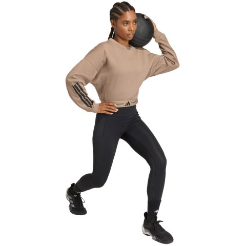 Bluza damska adidas Hyperglam beżowa KQ5197