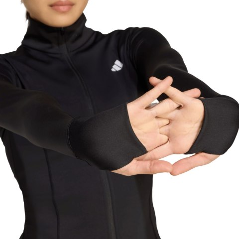 Bluza damska adidas Optime Essentials Full-Zip czarna JM9185