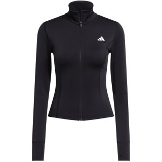Bluza damska adidas Optime Essentials Full-Zip czarna JM9185
