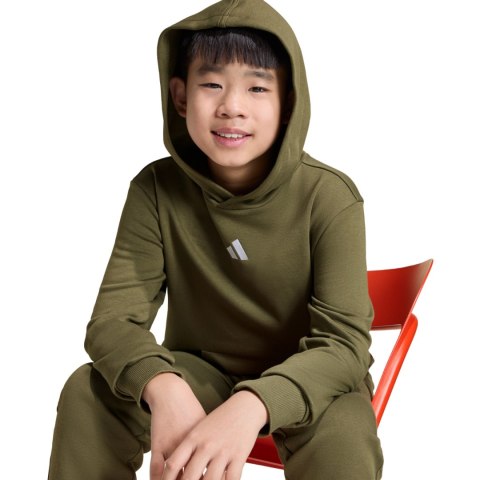 Bluza dla dzieci adidas Essentials Hoodie 225 oliwkowa KS0367