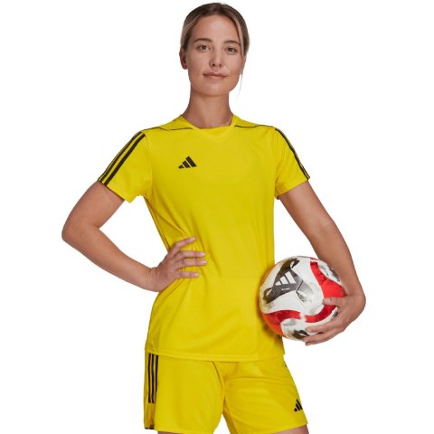 Koszulka damska adidas Tiro 23 League Jersey żółta HR4614